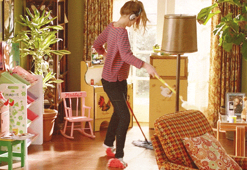 CLEANING AND DANCING