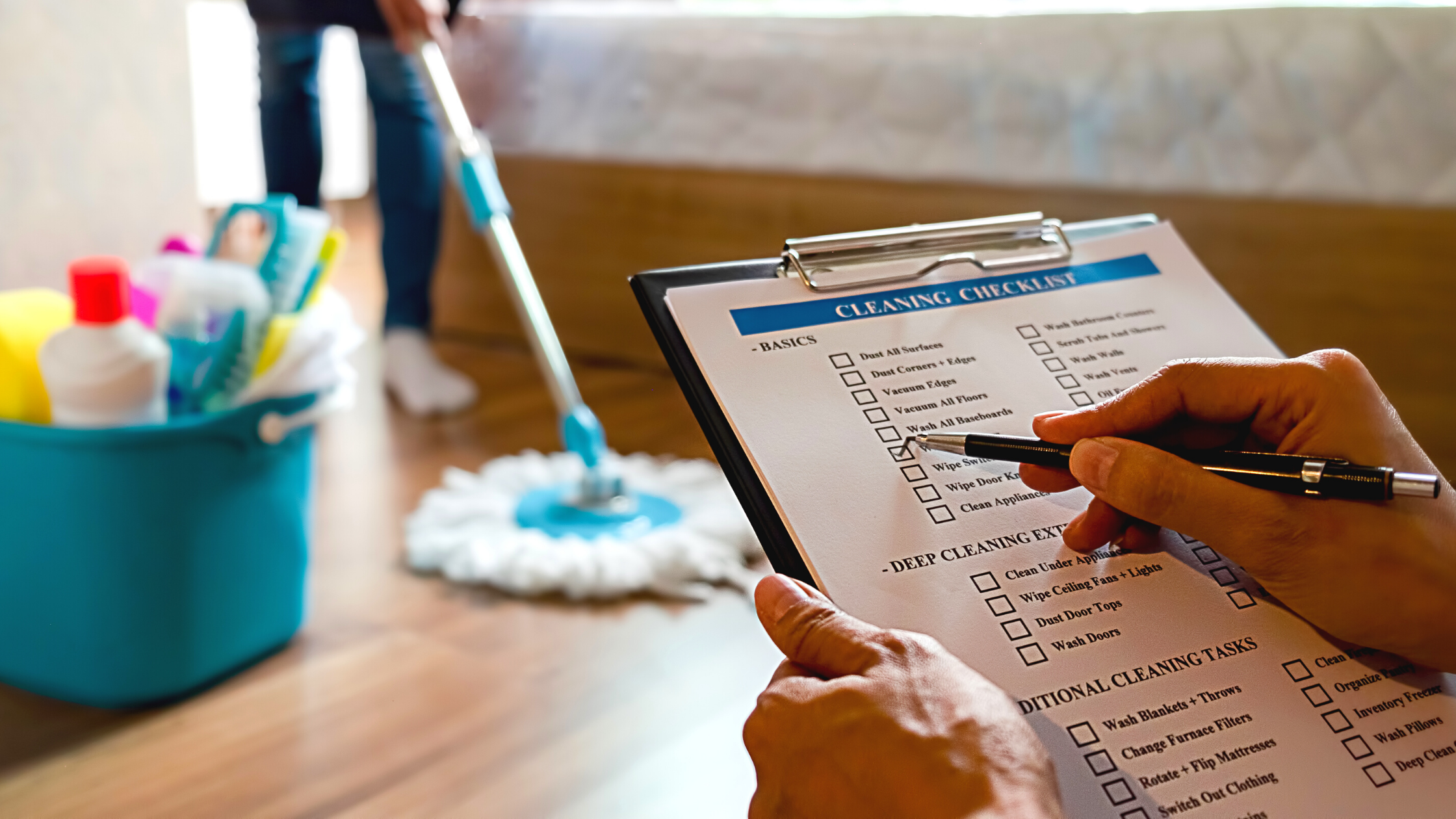 cleaning schedule