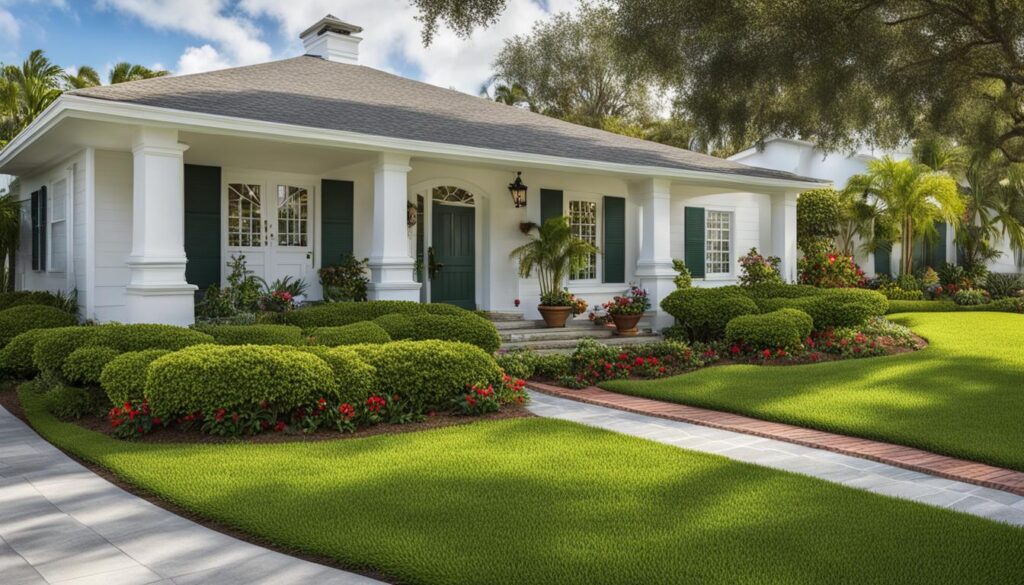 well-maintained home exterior