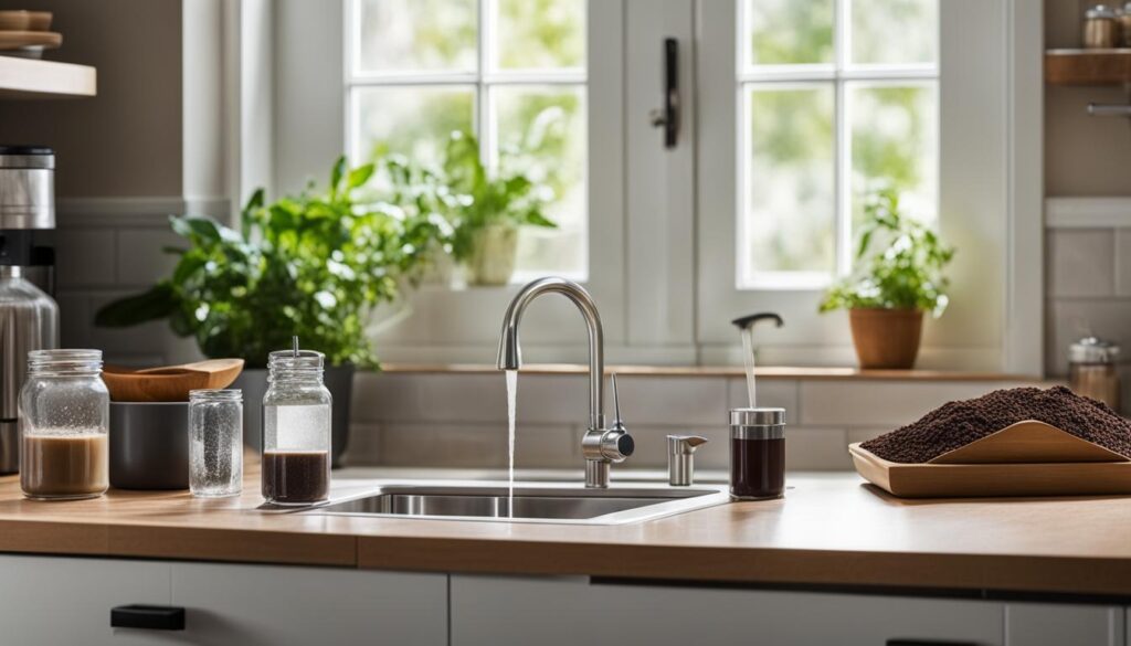 eco-friendly cleaning with coffee