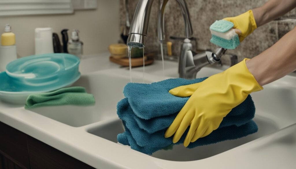 professional cleaners routine