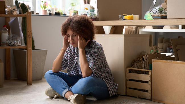 Benefits of Regular House Cleaning Services female-tired-after-working-day-in-gift-store