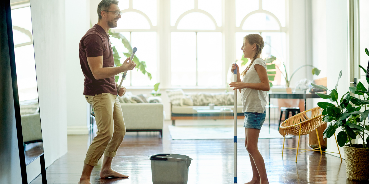 Cleaning the House for Mom